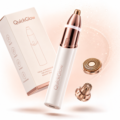 Rasuradora facial recargable con Luz LED integrada